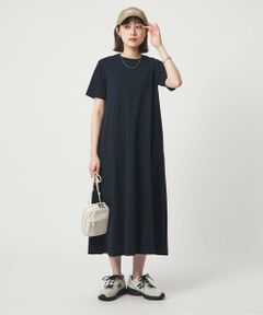 【別注】＜Champion＞ショートスリーブ フレア Tシャツ ワンピース