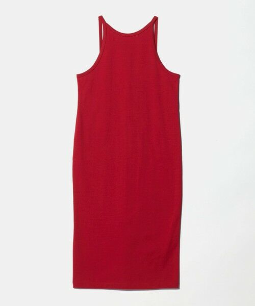 green label relaxing / グリーンレーベル リラクシング ロング・マキシ丈ワンピース | 【別注】＜Plus by ONIT＞キャミソール ワンピース（RED）