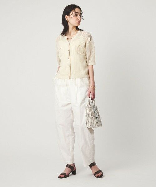 green label relaxing / グリーンレーベル リラクシング カーディガン・ボレロ | 【結論シリーズ】デイリーメッシュカーデ ウォッシャブル | 詳細16