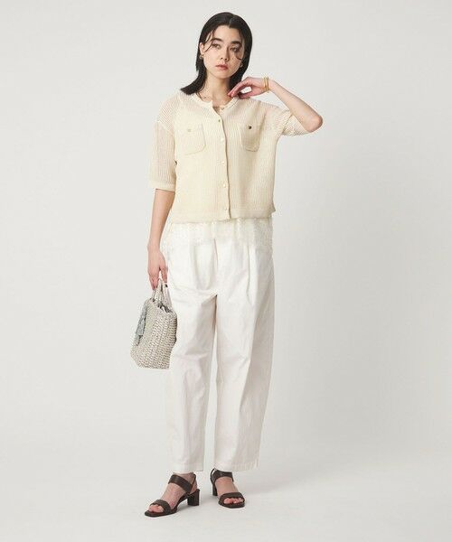 green label relaxing / グリーンレーベル リラクシング カーディガン・ボレロ | 【結論シリーズ】デイリーメッシュカーデ ウォッシャブル | 詳細17