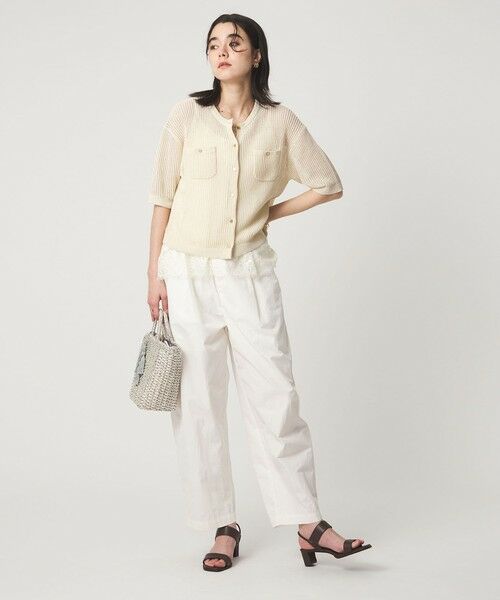 green label relaxing / グリーンレーベル リラクシング カーディガン・ボレロ | 【結論シリーズ】デイリーメッシュカーデ ウォッシャブル | 詳細18