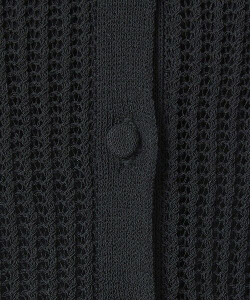 green label relaxing / グリーンレーベル リラクシング カーディガン・ボレロ | メッシュ ポロカーディガン ニット ウォッシャブル | 詳細4
