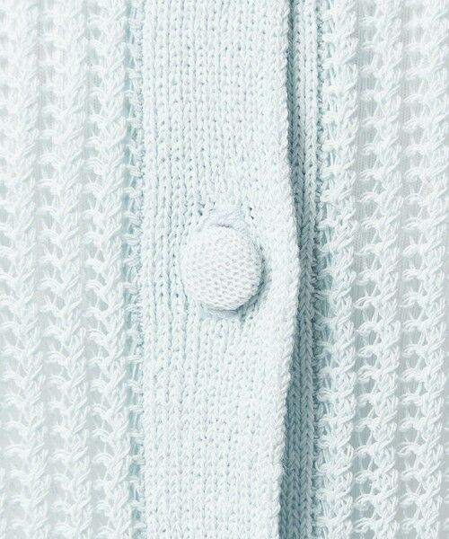 green label relaxing / グリーンレーベル リラクシング カーディガン・ボレロ | メッシュ ポロカーディガン ニット ウォッシャブル | 詳細24