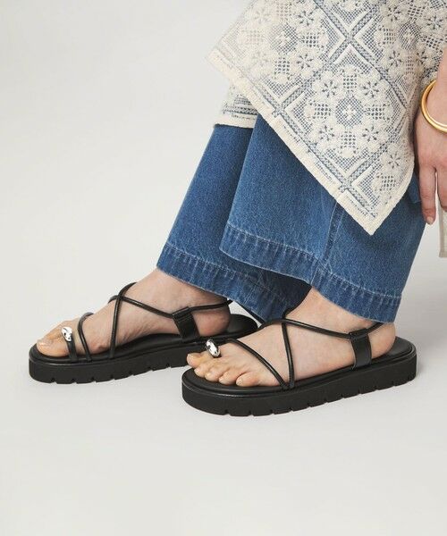 green label relaxing / グリーンレーベル リラクシング サンダル | メタルトング プラット サンダル | 詳細1
