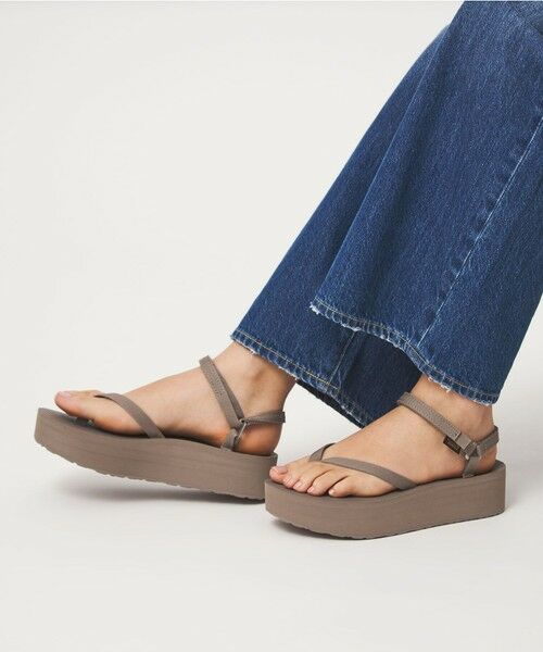 green label relaxing / グリーンレーベル リラクシング サンダル | ＜TEVA＞フラットフォーム サンダル スリム | 詳細6