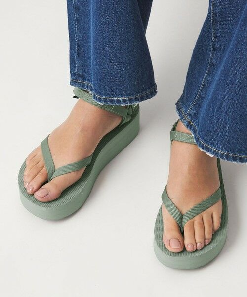 green label relaxing / グリーンレーベル リラクシング サンダル | ＜TEVA＞フラットフォーム サンダル スリム | 詳細18