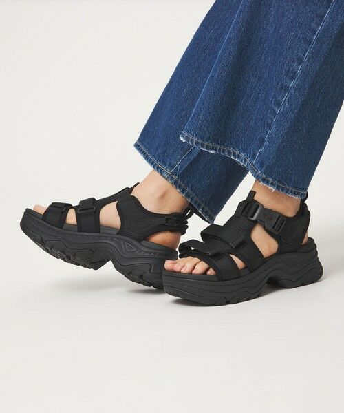 green label relaxing / グリーンレーベル リラクシング サンダル | ＜TEVA＞ハリケーン アンプソール ガイラ サンダル（BLACK）