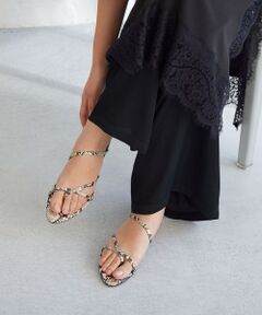 green label relaxing / グリーンレーベル リラクシング サンダル | ライン フラット サンダル