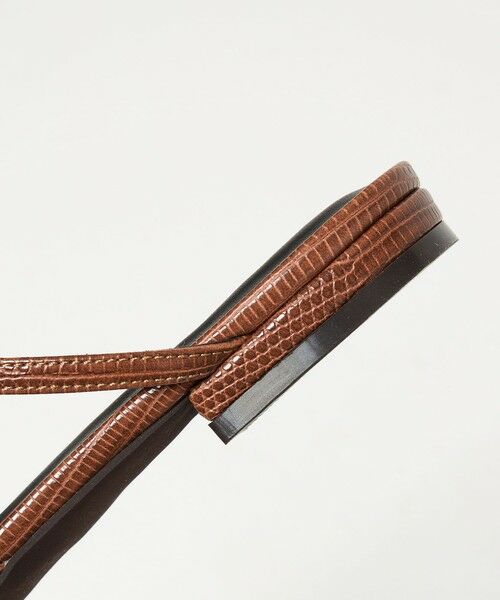 green label relaxing / グリーンレーベル リラクシング サンダル | ライン フラット サンダル | 詳細7