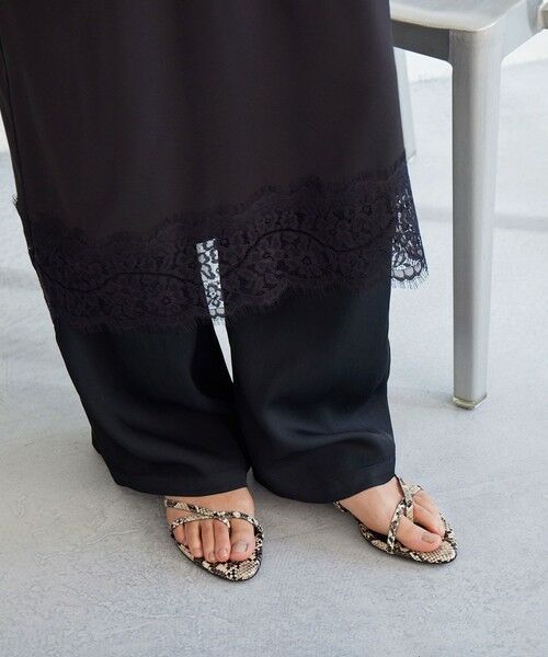 green label relaxing / グリーンレーベル リラクシング サンダル | ライン フラット サンダル | 詳細8