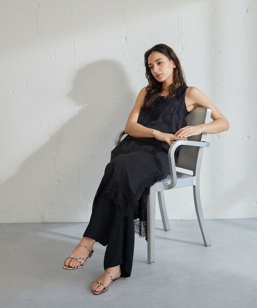 green label relaxing / グリーンレーベル リラクシング サンダル | ライン フラット サンダル | 詳細14