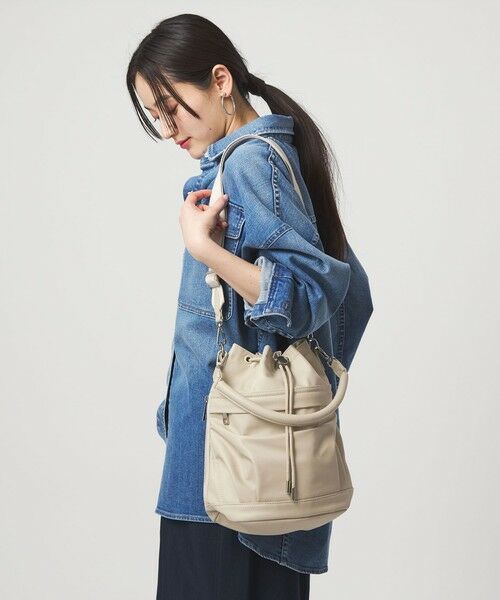 green label relaxing / グリーンレーベル リラクシング ショルダーバッグ | 【WEB限定】＜PARTE＞ポケットドロスト バッグ  はっ水 | 詳細7