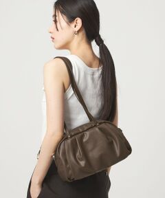 green label relaxing / グリーンレーベル リラクシング ショルダーバッグ | ＜PARTE＞2WAYギャザーボストンバッグ はっ水