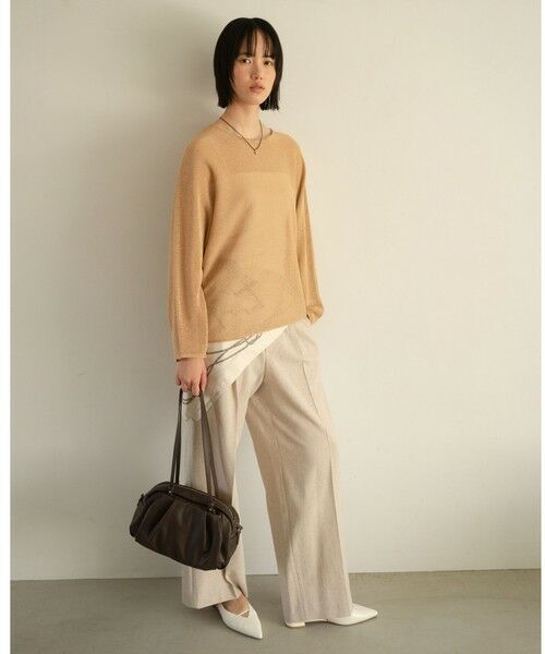 green label relaxing / グリーンレーベル リラクシング ショルダーバッグ | ＜PARTE＞2WAYギャザーボストンバッグ はっ水 | 詳細1