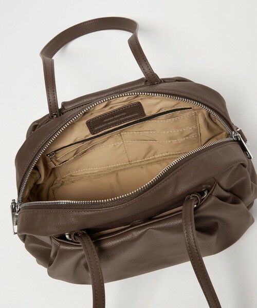 green label relaxing / グリーンレーベル リラクシング ショルダーバッグ | ＜PARTE＞2WAYギャザーボストンバッグ はっ水 | 詳細20