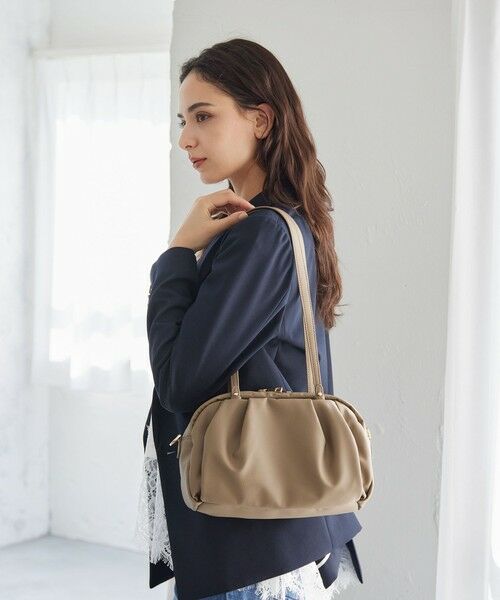 green label relaxing / グリーンレーベル リラクシング ショルダーバッグ | ＜PARTE＞2WAYギャザーボストンバッグ はっ水 | 詳細29