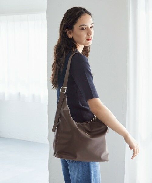 green label relaxing / グリーンレーベル リラクシング ショルダーバッグ | 【WEB限定】＜PARTE＞ダブルバックル 2WAYショルダーバッグ  はっ水 | 詳細22