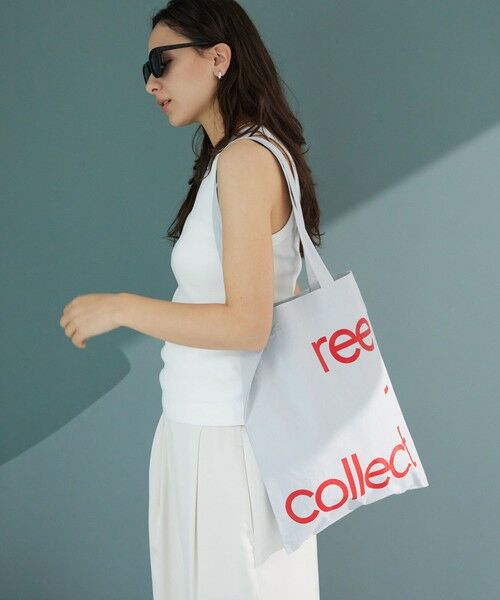 green label relaxing / グリーンレーベル リラクシング トートバッグ | 【WEB限定】＜REE-COLLECT＞トートバッグ / サブバッグ / エコバッグ（LT.GRAY）