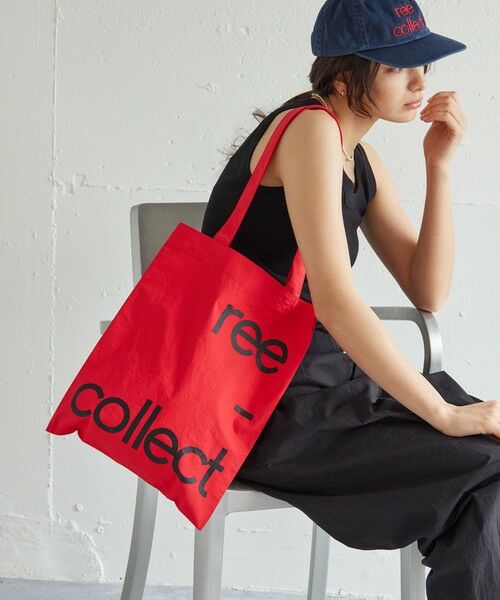 green label relaxing / グリーンレーベル リラクシング トートバッグ | 【WEB限定】＜REE-COLLECT＞トートバッグ / サブバッグ / エコバッグ（RED）