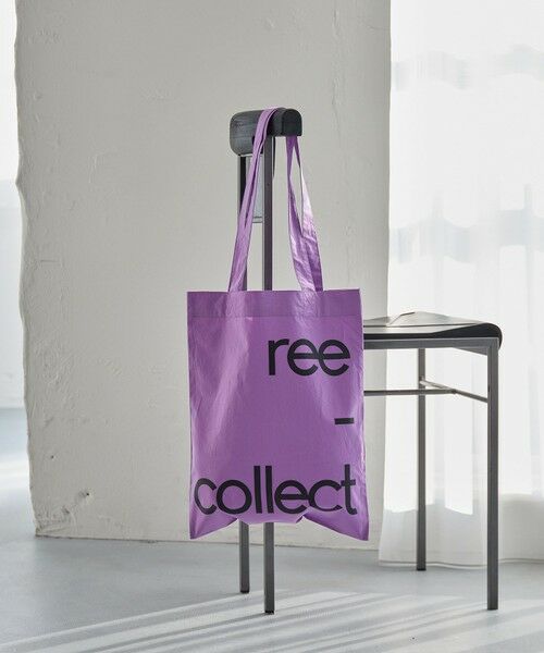 green label relaxing / グリーンレーベル リラクシング トートバッグ | 【WEB限定】＜REE-COLLECT＞トートバッグ / サブバッグ / エコバッグ（PURPLE）