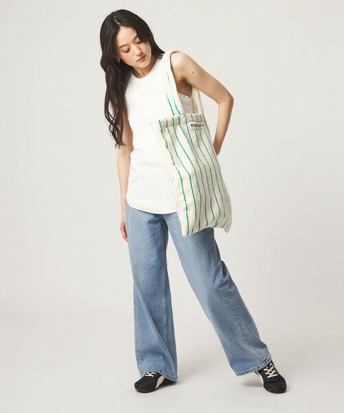 green label relaxing / グリーンレーベル リラクシング トートバッグ | ＜BONGUSTA＞トートバッグ（ストライプ） | 詳細1