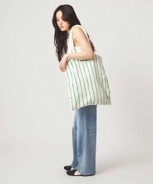 green label relaxing / グリーンレーベル リラクシング トートバッグ | ＜BONGUSTA＞トートバッグ（ストライプ） | 詳細2