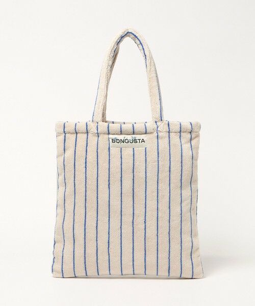 green label relaxing / グリーンレーベル リラクシング トートバッグ | ＜BONGUSTA＞トートバッグ（ストライプ）（BEIGE）