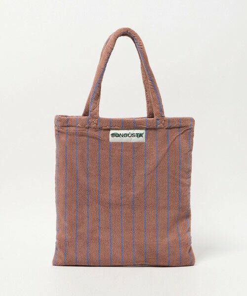 green label relaxing / グリーンレーベル リラクシング トートバッグ | ＜BONGUSTA＞トートバッグ（ストライプ）（MD.BROWN）