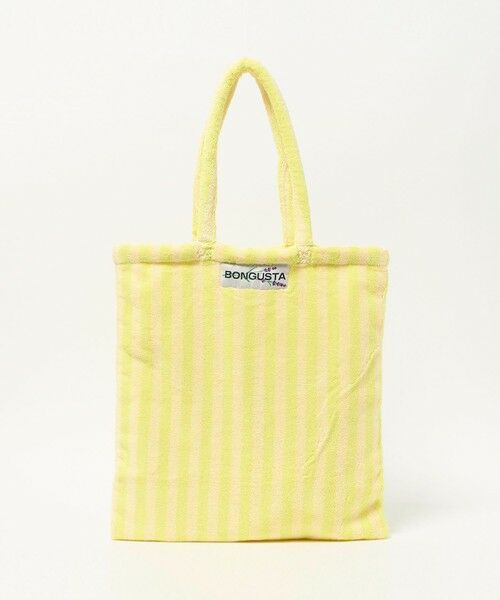 green label relaxing / グリーンレーベル リラクシング トートバッグ | ＜BONGUSTA＞トートバッグ（ストライプ）（YELLOW）