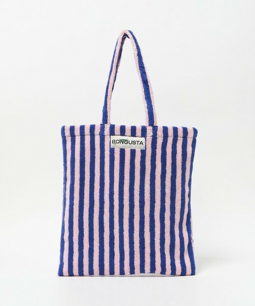 green label relaxing / グリーンレーベル リラクシング トートバッグ | ＜BONGUSTA＞トートバッグ（ストライプ）（COBALT）