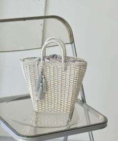 green label relaxing / グリーンレーベル リラクシング かごバック | 2WAY メタリック ペーパーカゴバッグ