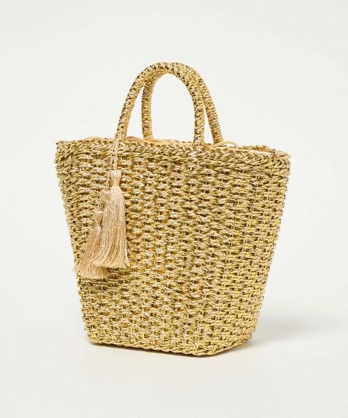 green label relaxing / グリーンレーベル リラクシング かごバック | 2WAY メタリック ペーパーカゴバッグ | 詳細1