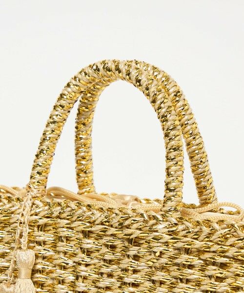 green label relaxing / グリーンレーベル リラクシング かごバック | 2WAY メタリック ペーパーカゴバッグ | 詳細2