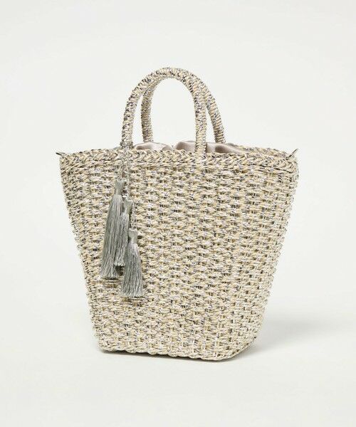 green label relaxing / グリーンレーベル リラクシング かごバック | 2WAY メタリック ペーパーカゴバッグ | 詳細13