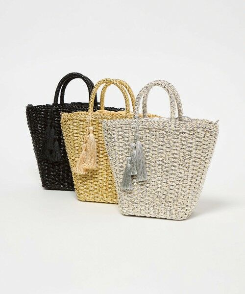 green label relaxing / グリーンレーベル リラクシング かごバック | 2WAY メタリック ペーパーカゴバッグ | 詳細19