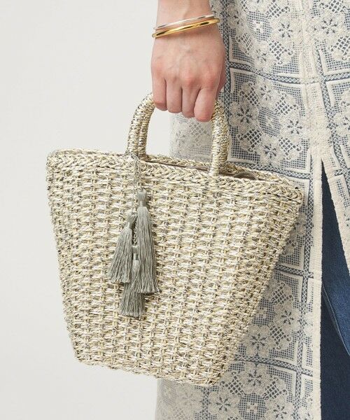 green label relaxing / グリーンレーベル リラクシング かごバック | 2WAY メタリック ペーパーカゴバッグ | 詳細6