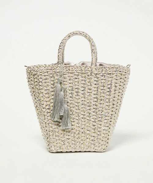 green label relaxing / グリーンレーベル リラクシング かごバック | 2WAY メタリック ペーパーカゴバッグ | 詳細9