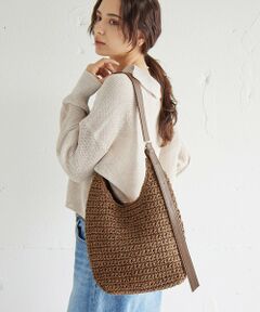 green label relaxing / グリーンレーベル リラクシング かごバック | ペーパーコード ショルダーバッグ