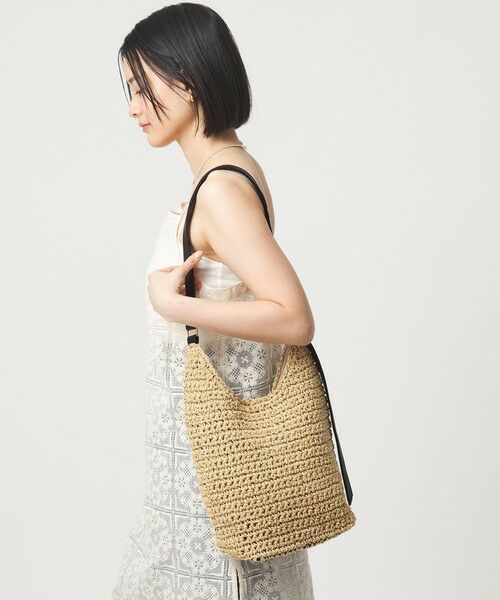 green label relaxing / グリーンレーベル リラクシング かごバック | ペーパーコード ショルダーバッグ | 詳細1