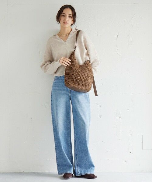 green label relaxing / グリーンレーベル リラクシング かごバック | ペーパーコード ショルダーバッグ | 詳細20