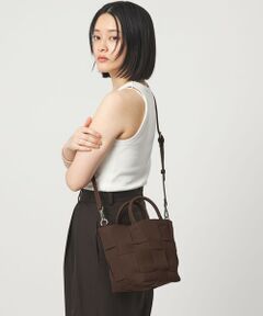green label relaxing / グリーンレーベル リラクシング ショルダーバッグ | 2WAY 編込み 巾着 トートバッグ / ショルダーバッグ