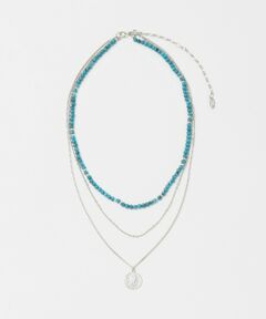 green label relaxing / グリーンレーベル リラクシング ネックレス・ペンダント・チョーカー | 3WAY ターコイズカラー＆コイン ネックレス