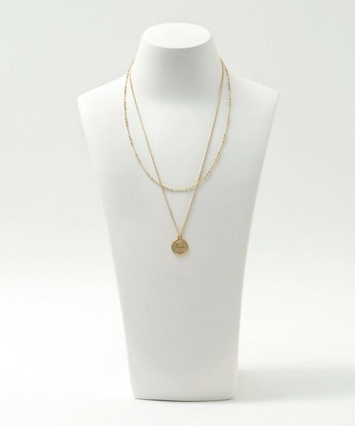 green label relaxing / グリーンレーベル リラクシング ネックレス・ペンダント・チョーカー | 3WAY ターコイズカラー＆コイン ネックレス | 詳細9