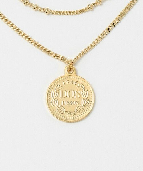 green label relaxing / グリーンレーベル リラクシング ネックレス・ペンダント・チョーカー | 3WAY ターコイズカラー＆コイン ネックレス | 詳細2