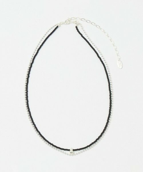 green label relaxing / グリーンレーベル リラクシング ネックレス・ペンダント・チョーカー | 2WAY ビーズ＆ボールチェーン ネックレス（BLACK）