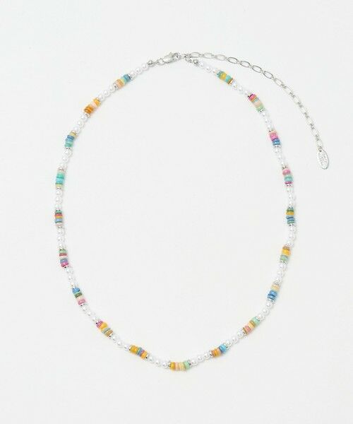 green label relaxing / グリーンレーベル リラクシング ネックレス・ペンダント・チョーカー | ミックスパーツ ネックレス（OFF WHITE）