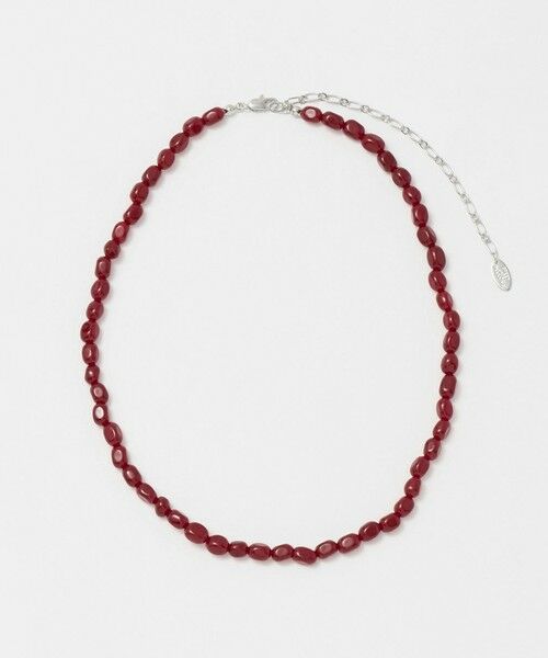 green label relaxing / グリーンレーベル リラクシング ネックレス・ペンダント・チョーカー | カラー ネックレス（RED）
