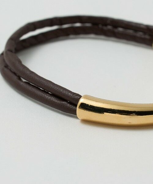 green label relaxing / グリーンレーベル リラクシング ブレスレット・バングル | メタルフック コード ブレスレット | 詳細4