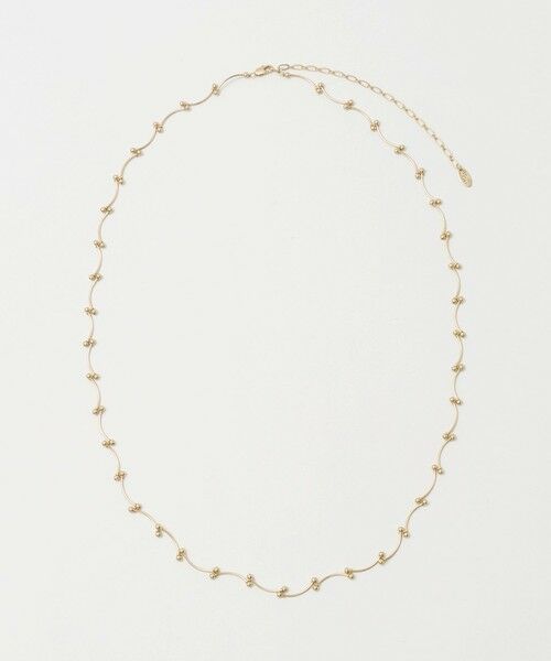 green label relaxing / グリーンレーベル リラクシング ネックレス・ペンダント・チョーカー | ボール＆バー デザインチェーン ネックレス（GOLD）