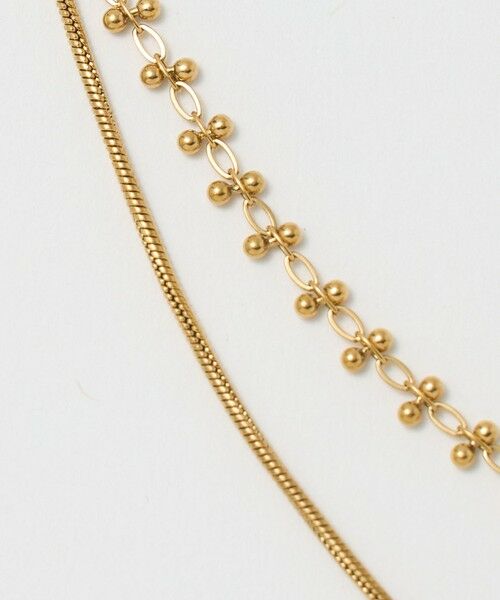 green label relaxing / グリーンレーベル リラクシング ネックレス・ペンダント・チョーカー | 3WAY ツブツブ 2連 ネックレス | 詳細1